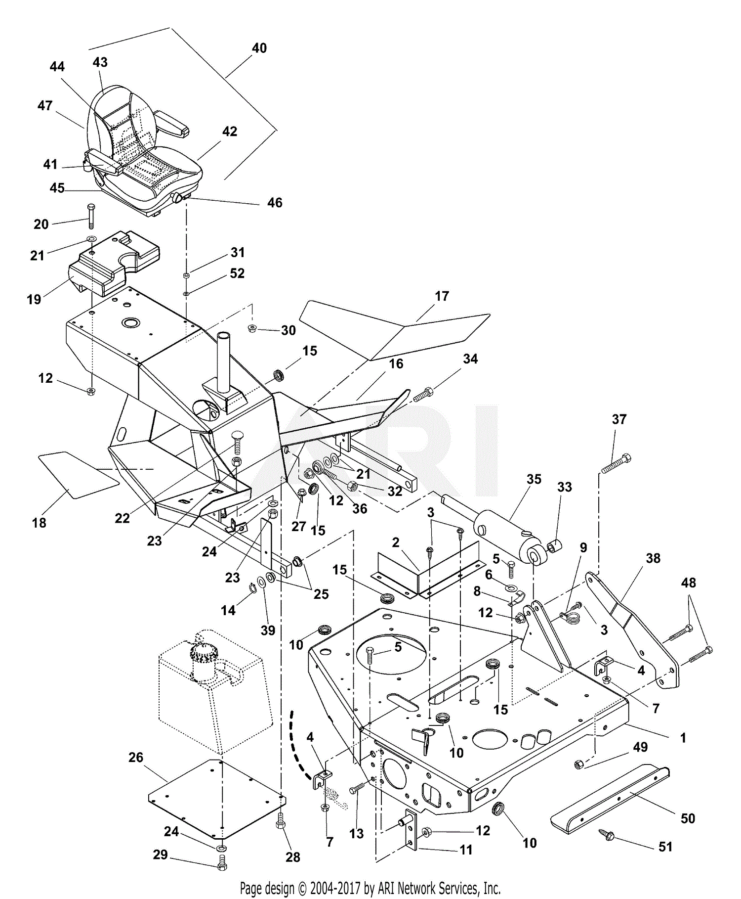 Gravely 990021 (000101 - 001999) PM 320 27hp Kohler Parts Diagram for ...