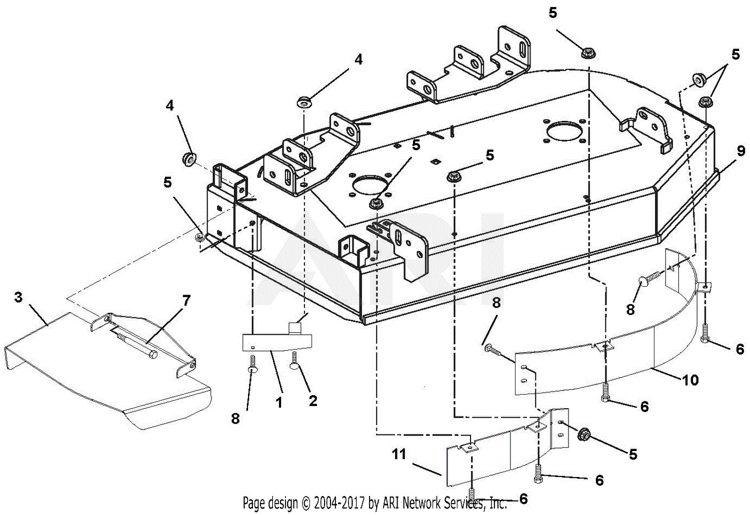 Gravely 991088 (050000 - 059999) Compact-Pro 34 Parts Diagram for Deck ...