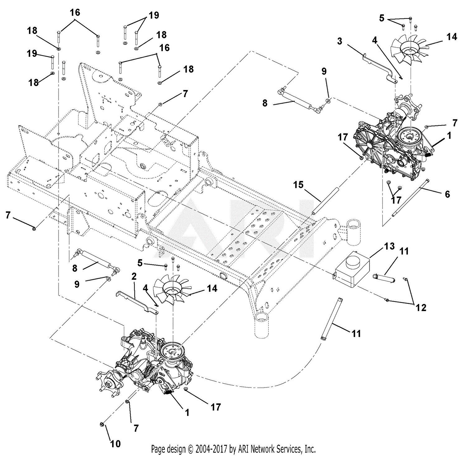 Gravely 991068 (000101 - ) ZT 48 HD, Kawasaki, 48