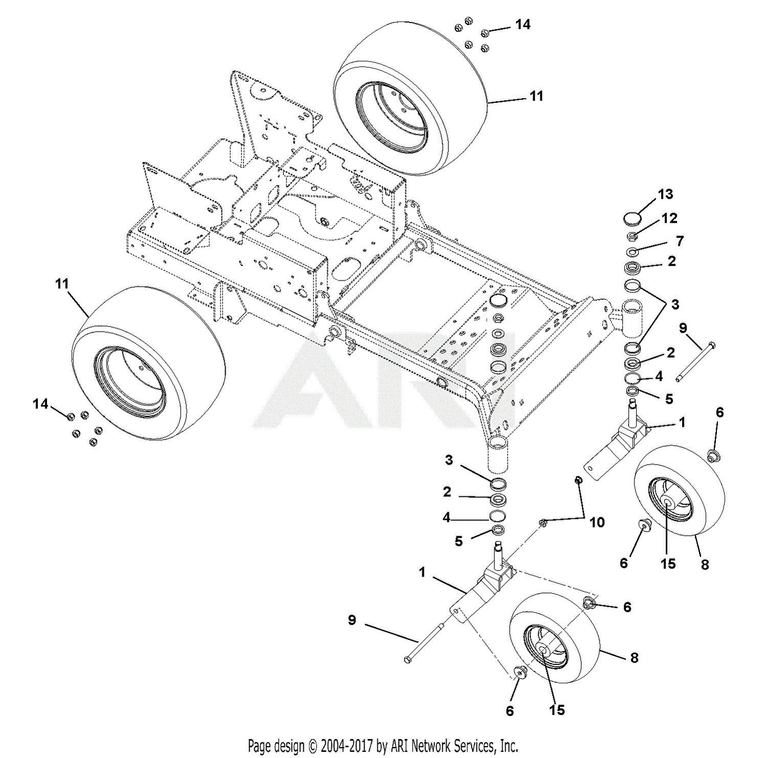 Gravely 2025 deck wheels