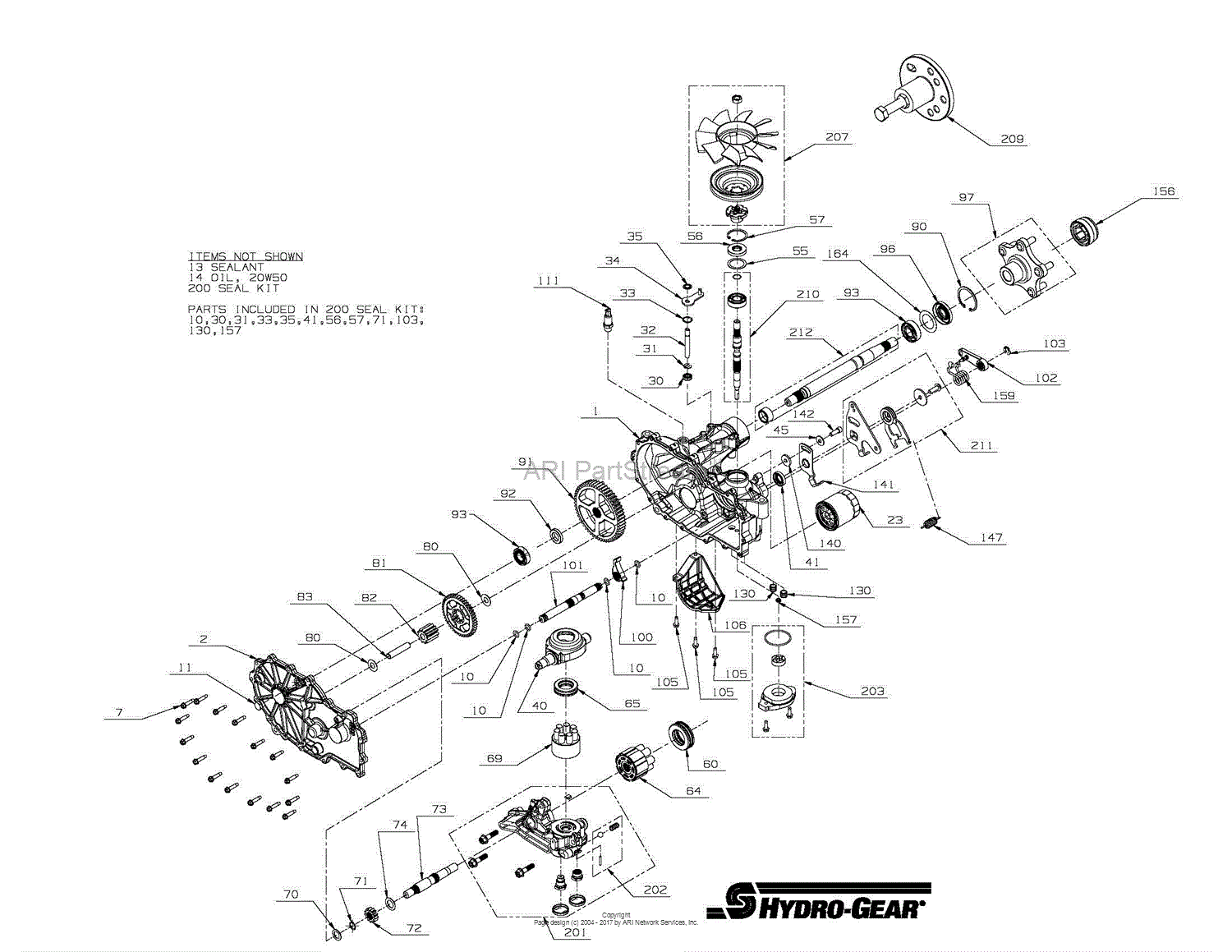 Hydrogear Zt3100 Parts Diagram One Logic