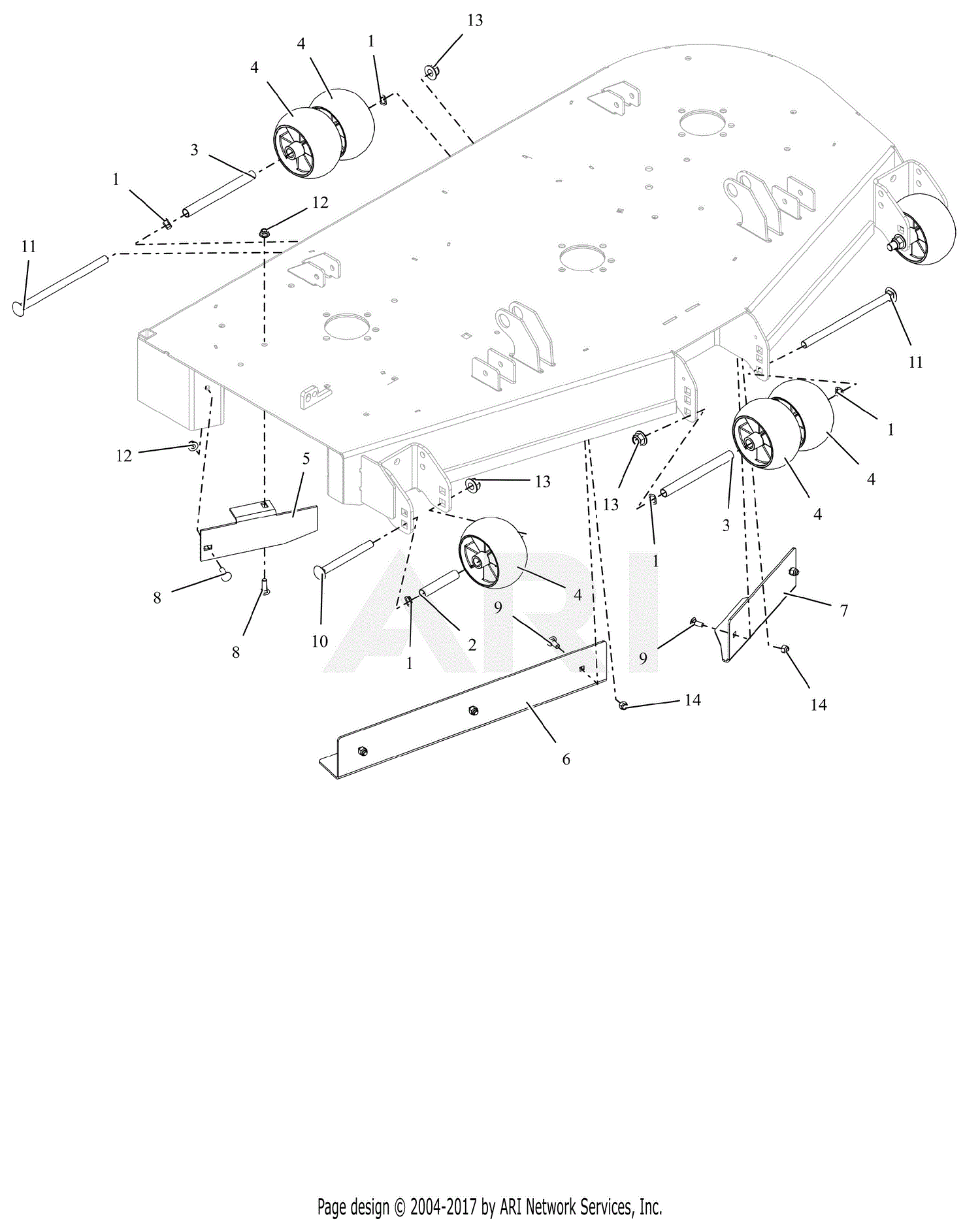 Gravely 991154 025000 034999 Zt Hd 52 Parts Diagram For Anti Scalp