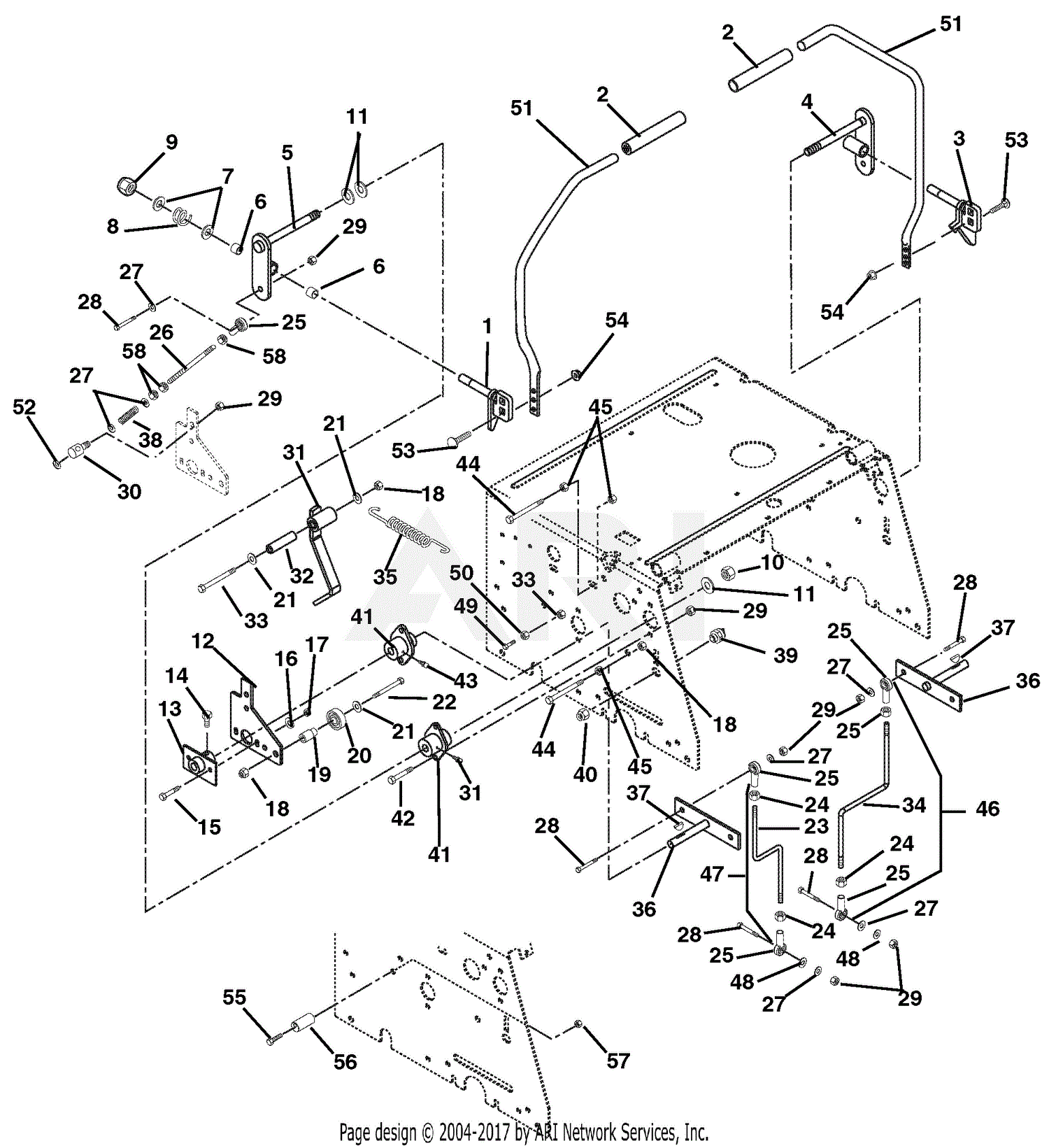 Gravely 915026 (000101 - ) ZT 1740 Parts Diagram for Controls S/N ...