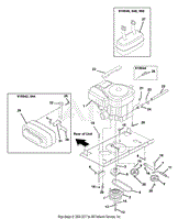 Gravely 915050 (010000 - ) ZT2352, 23hp Kohler, 52