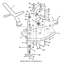 Gravely 915080 (020000 - 034999) ZT 2348, 23hp Kohler, 48