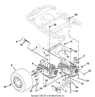 Gravely 915074 (020000 - ) ZT 1640, 16hp Kohler, 40