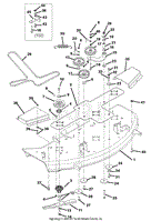 Gravely 915102 (000102 - ) 2040 ZT Parts Diagram for Mower Deck, Belt