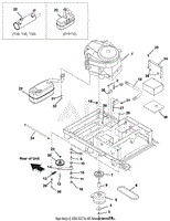 Gravely 915110 (005000 - 005999) ZTXL 2042, 20hp Kohler, 42