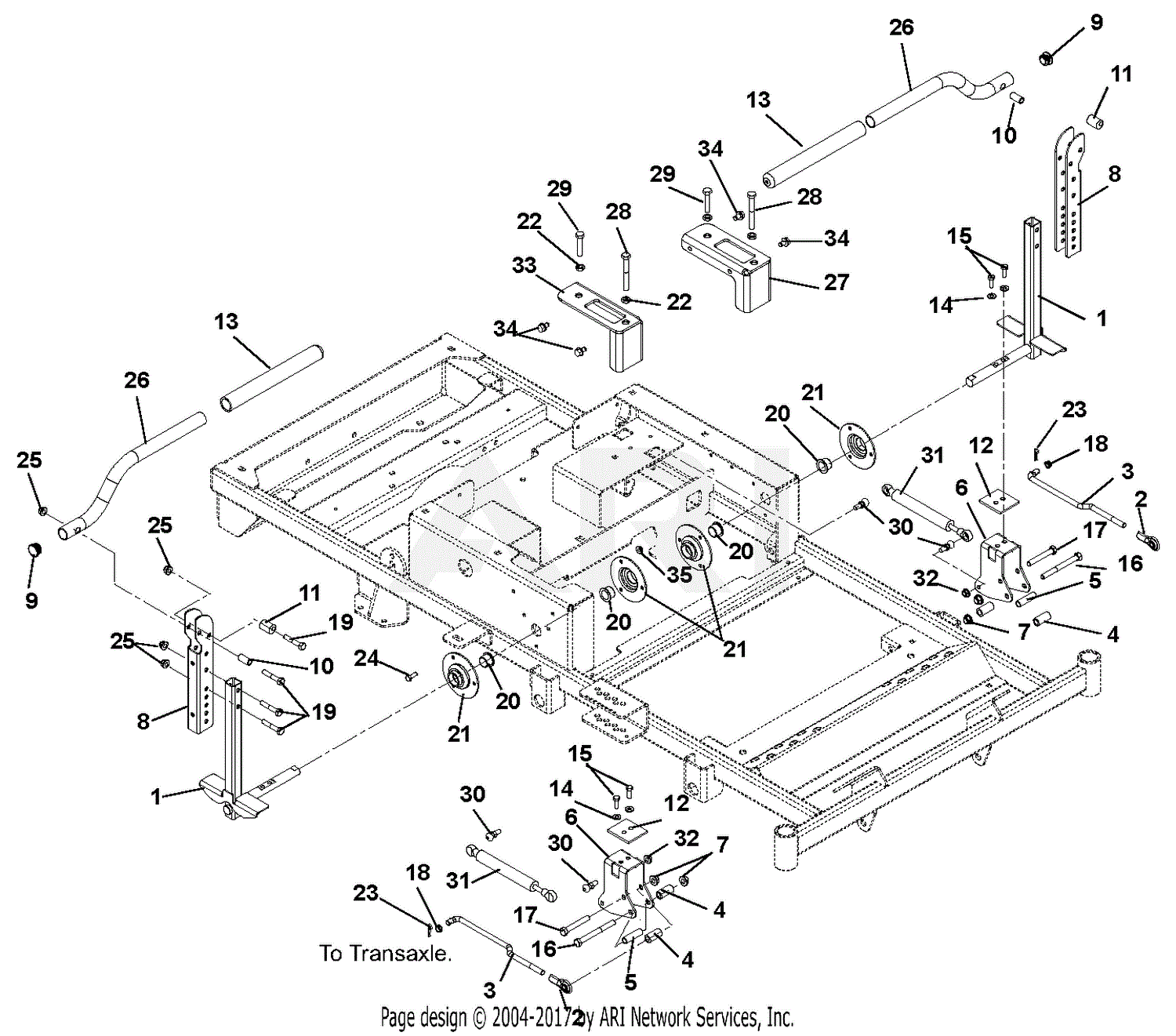 Gravely 915110 (005000 - 005999) ZTXL 2042, 20hp Kohler, 42