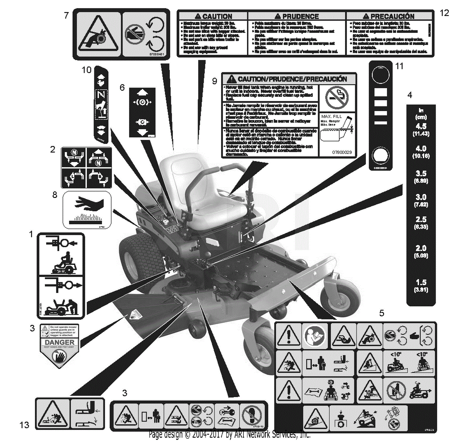 Gravely Zt 42 Parts Diagram