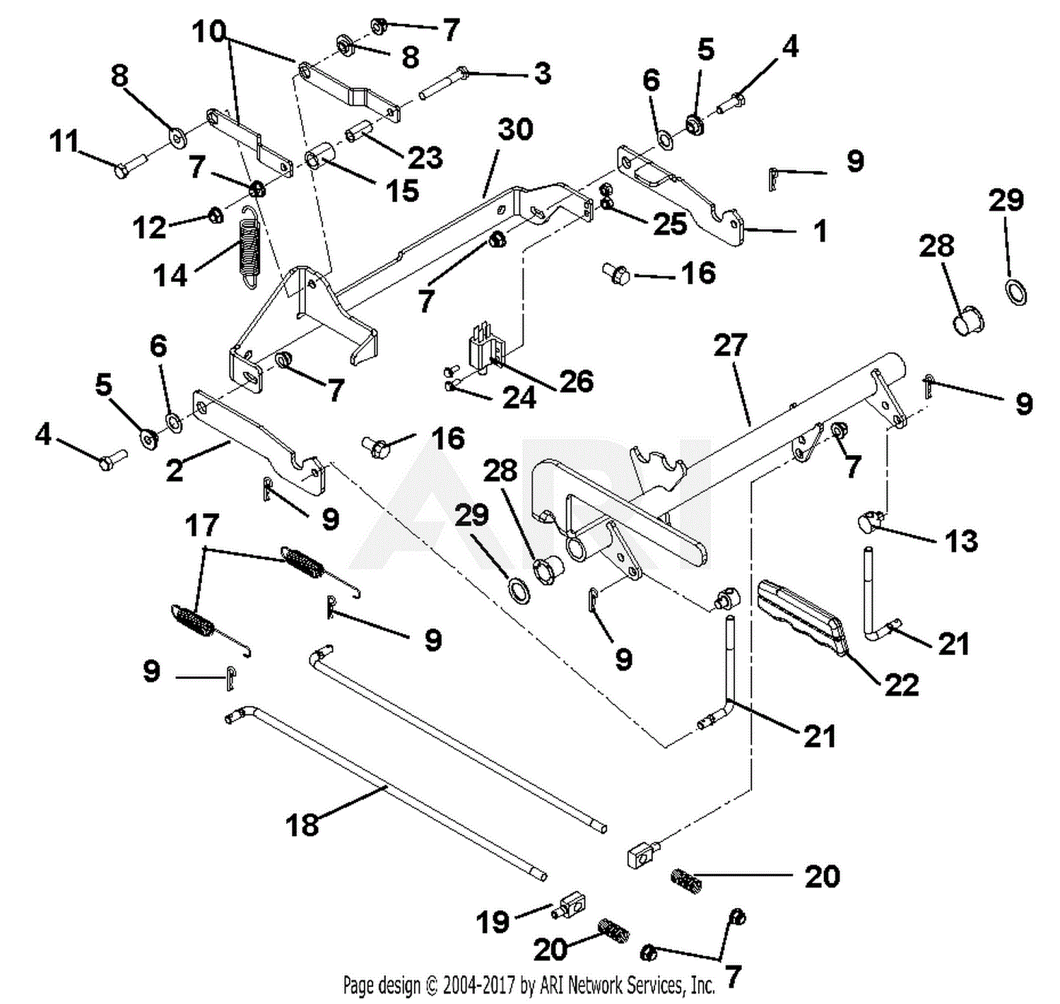 Gravely 915164 (030000 - 034999 ) ZT XL 54