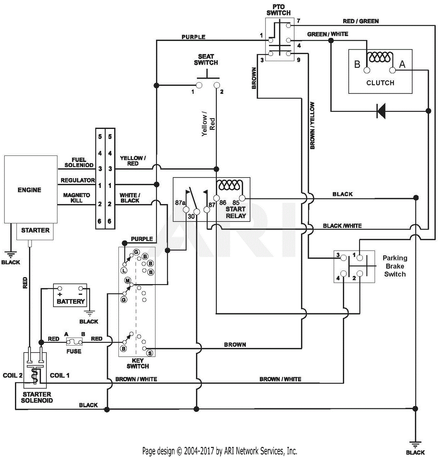 Gravely 915210 (000101 - ) ZT 34 Parts Diagram for Wiring Diagram