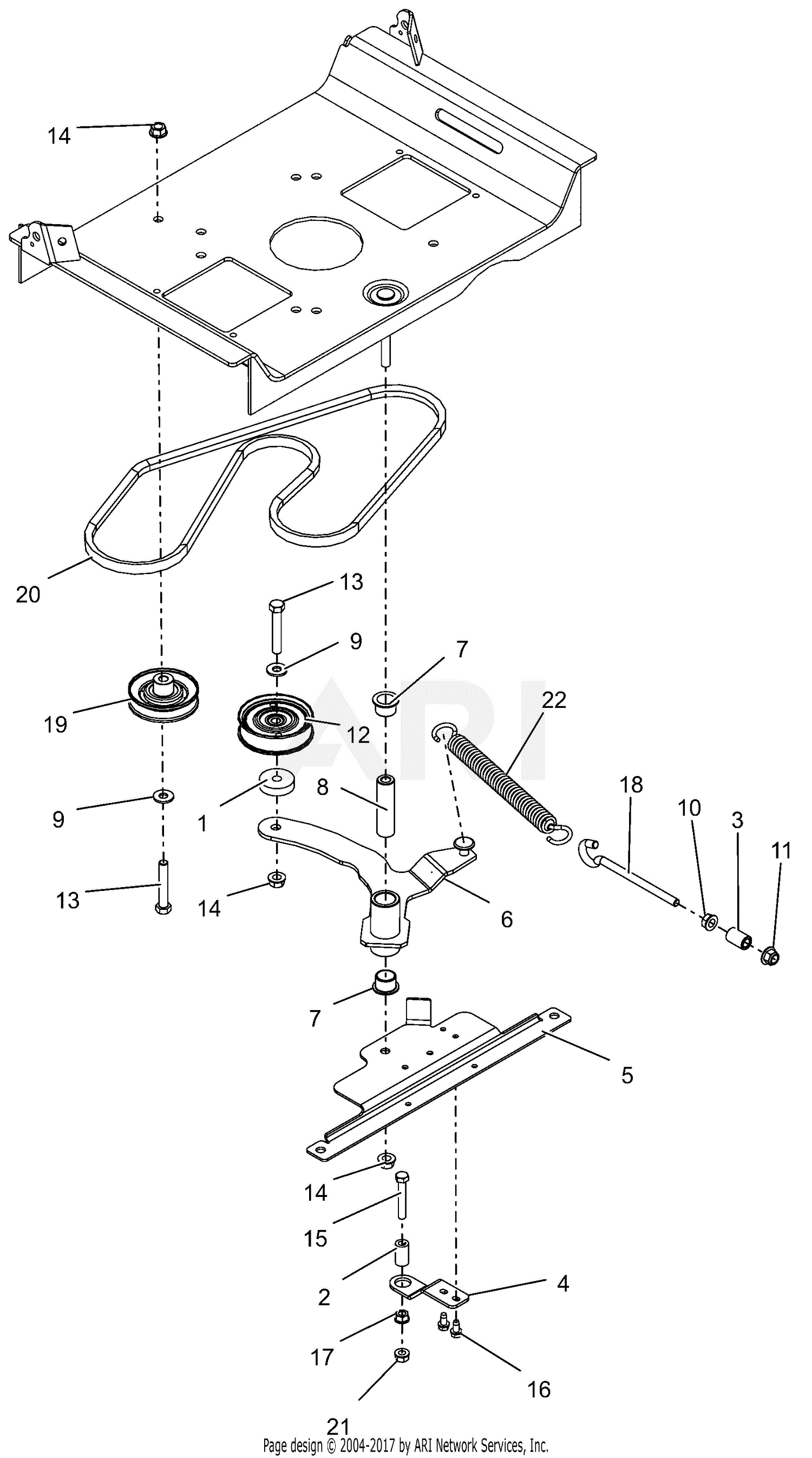 Gravely 915248 (080000 084999) ZTX 42 Parts Diagram for Transaxle Drive