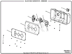 Homelite BM903000 3000 Watt Generator Parts Diagram for Figure C