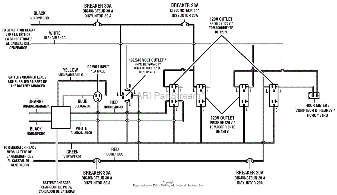 Homelite BM907000 7000 Watt Generator Parts Diagram for ... selector switch wiring schematic generator 