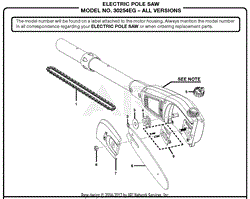 Homelite pole shop saw chain