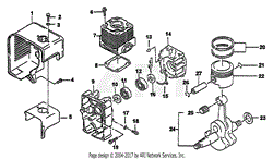 Homelite 4600K Parts Diagram for Carburetor For 4600K