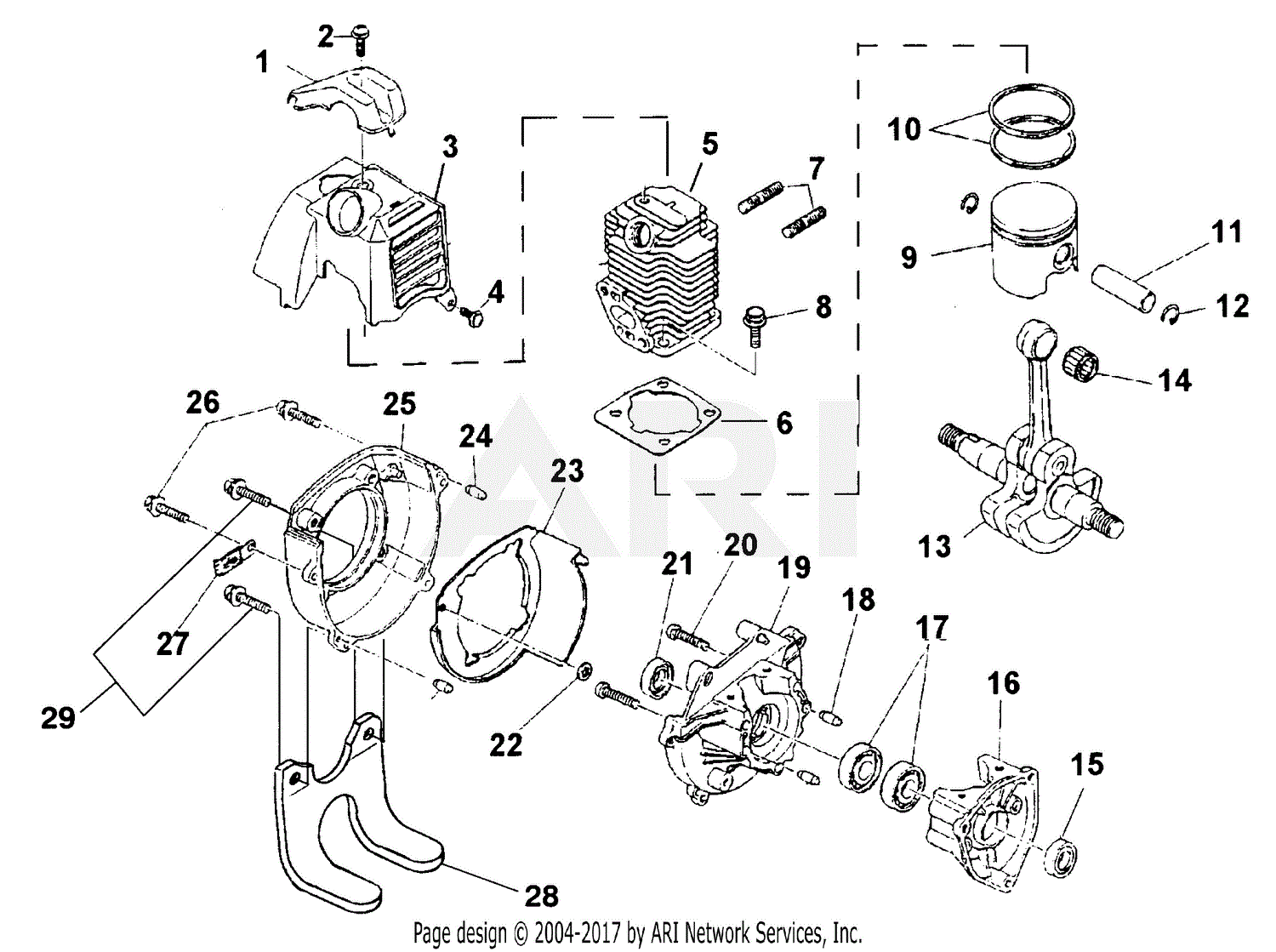 Homelite 2600 Ut-26032 26032-ut 2600 Ut-26032 2600 Parts Diagram For 