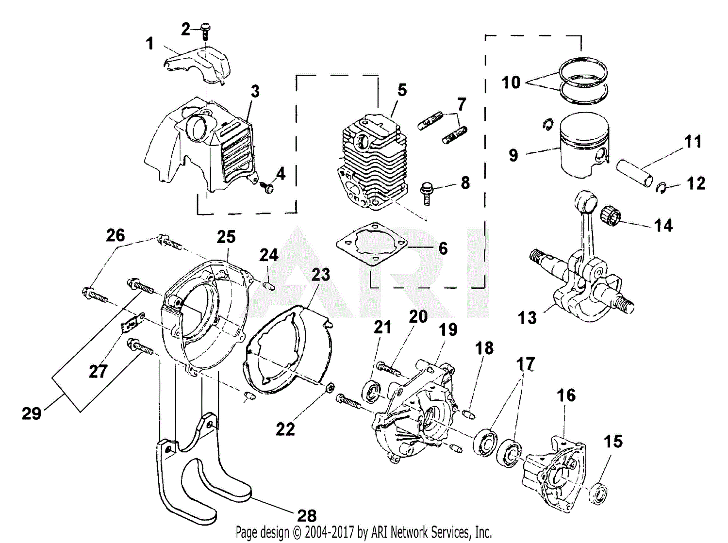 Homelite 3000b UT-26035-A 26035-A-UT 3000b UT-26035-A 3000b Parts ...