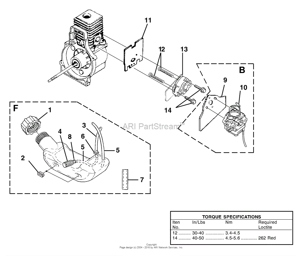 Homelite Yard Sweeper Blower UT-08081 Parts Diagram for Carburetor And ...