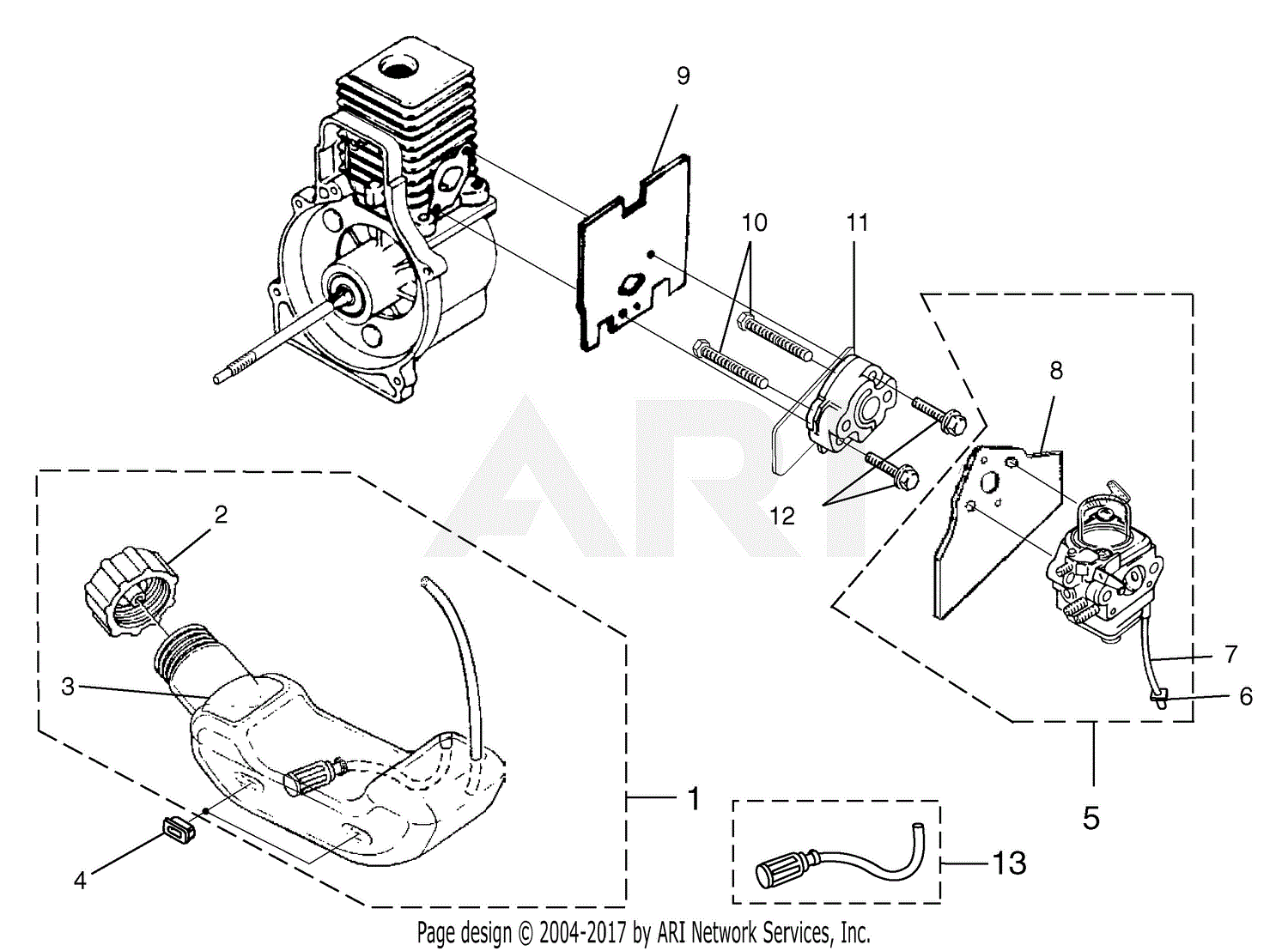 Homelite Blower Fuel Line Diagram