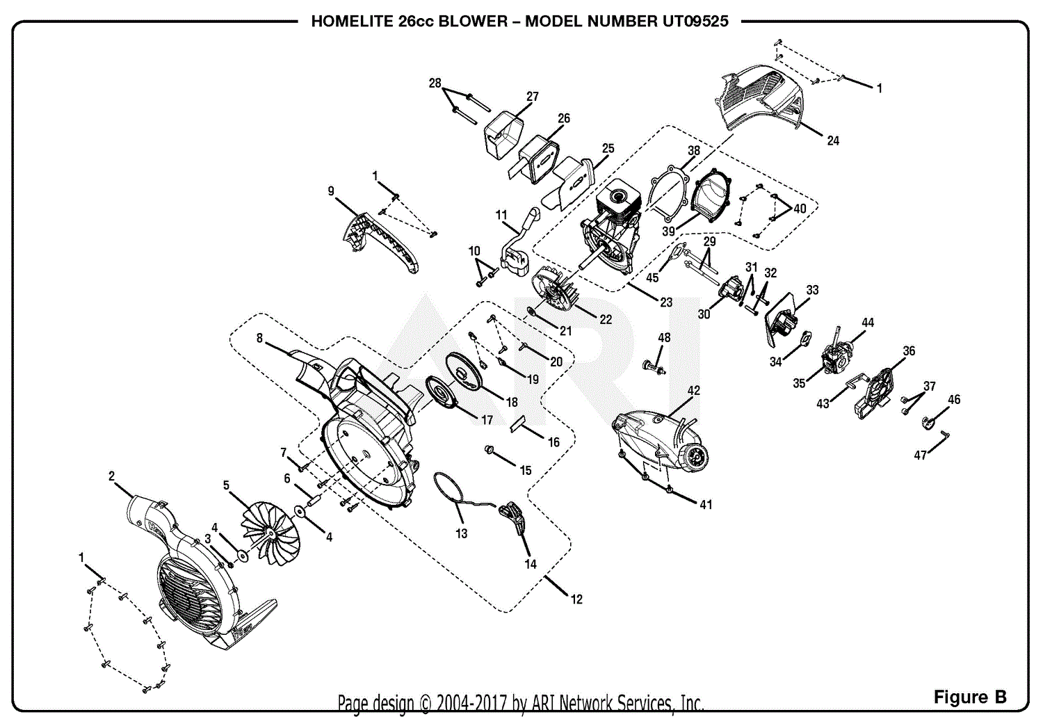 homelite-ut09525-26cc-blower-parts-diagram-for-figure-b