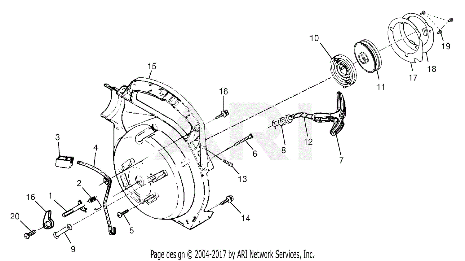 Homelite Yard Broom II Blower UT-08511 08511-UT Yard Broom II Blower UT ...