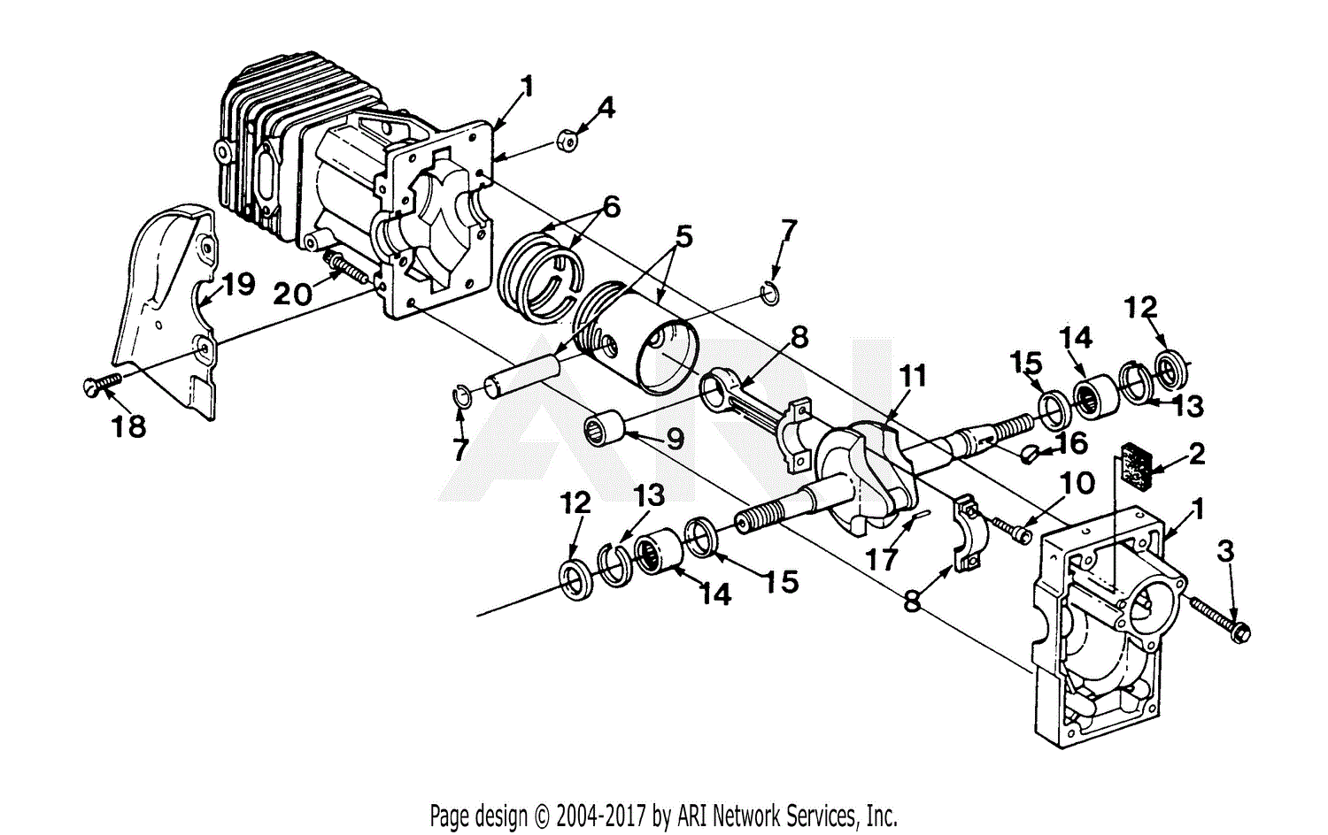 Chainsaw Engine Schematics