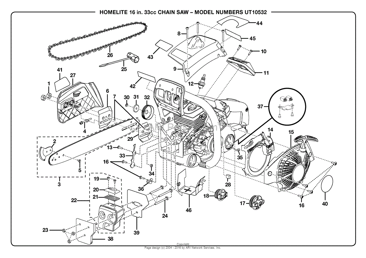 14+ Chainsaw Parts Diagram