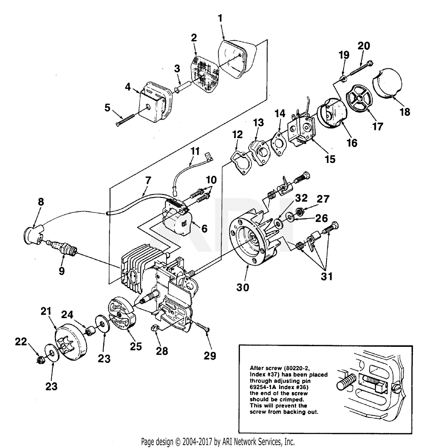 Homelite Super 2 Chain Saw Ut 10654 10654 Ut Super 2 Chain Saw Ut 10654 Super 2 Chain Saw Parts 2614