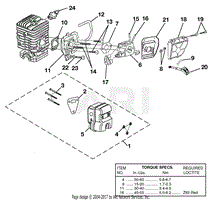 Homelite UT10530A 16in. 33cc Chain Saw Parts Diagram for ... husqvarna 55 chainsaw engine diagrams 