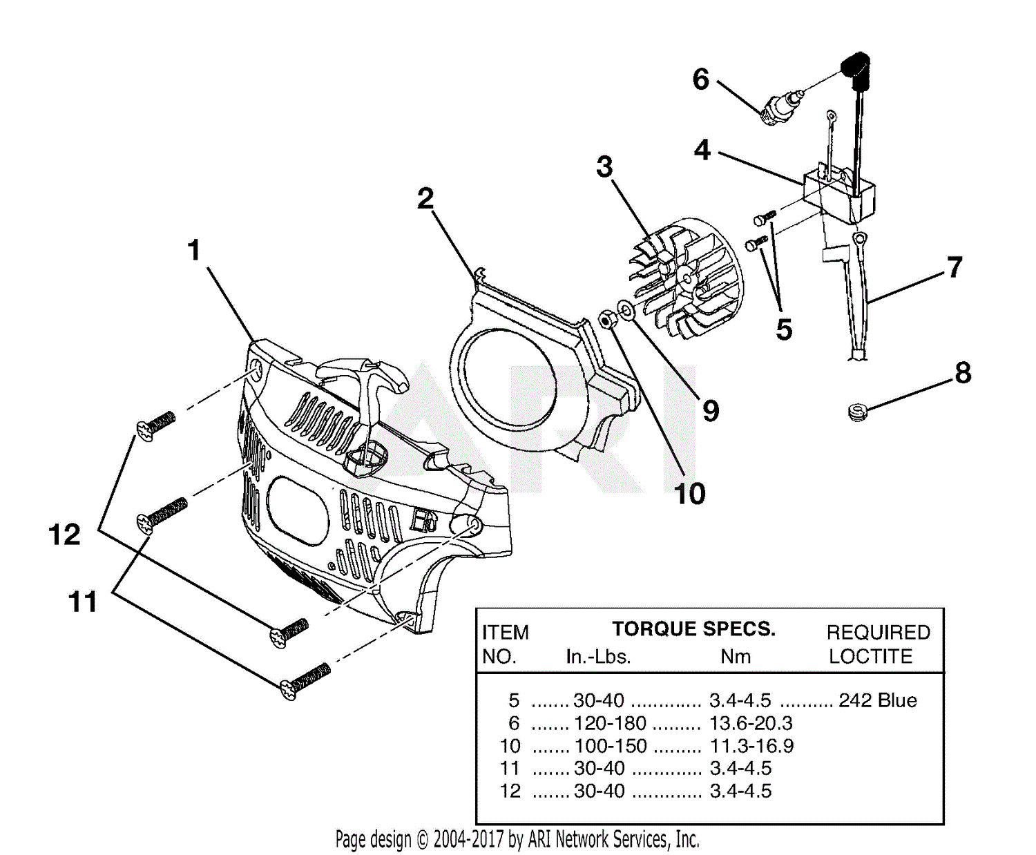 Homelite Ut10530a 16in  33cc Chain Saw Parts Diagram For