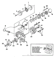 Homelite XL Chain Saw UT-10655 Parts Diagrams