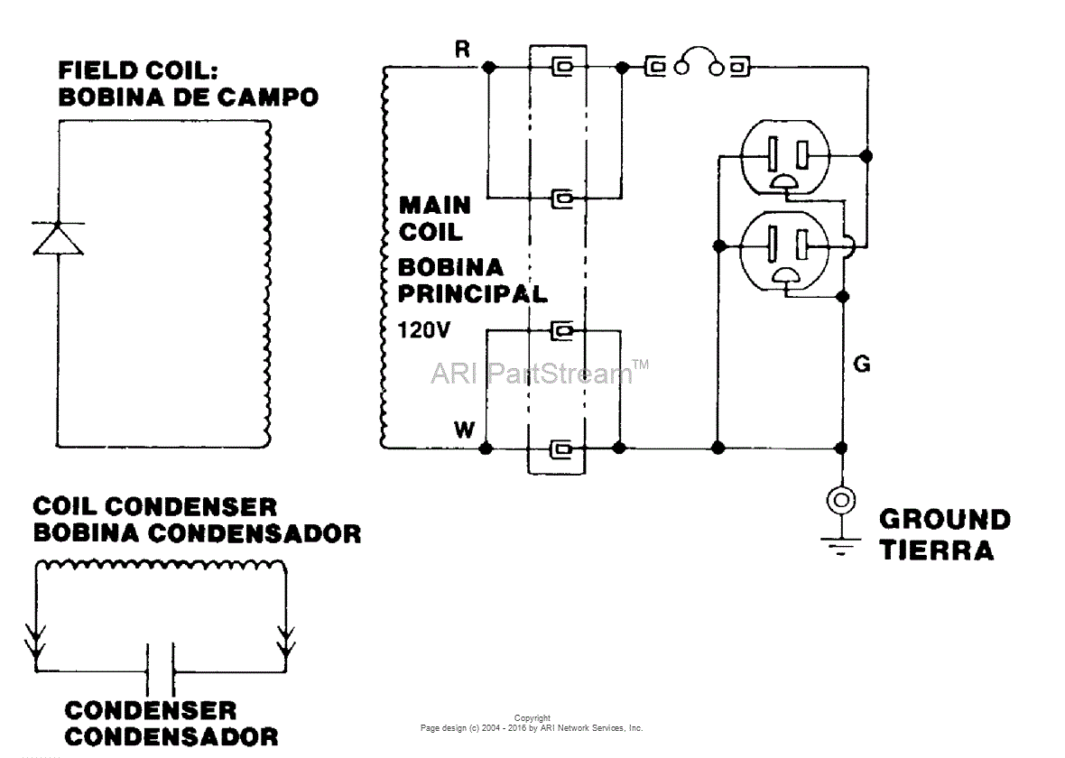 Homelite HL2500 Generator UT-03681 Parts Diagram for Wiring Diagram