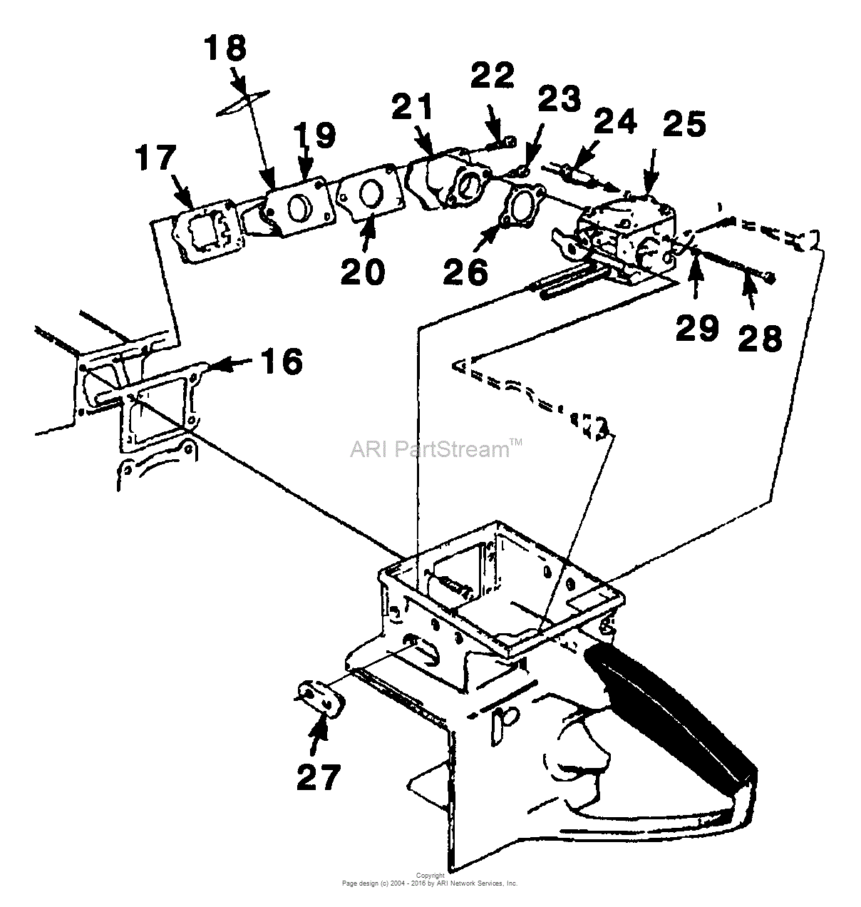 Homelite XL98E Multi Purpose Saw UT-05060 Parts Diagram for Carburetor