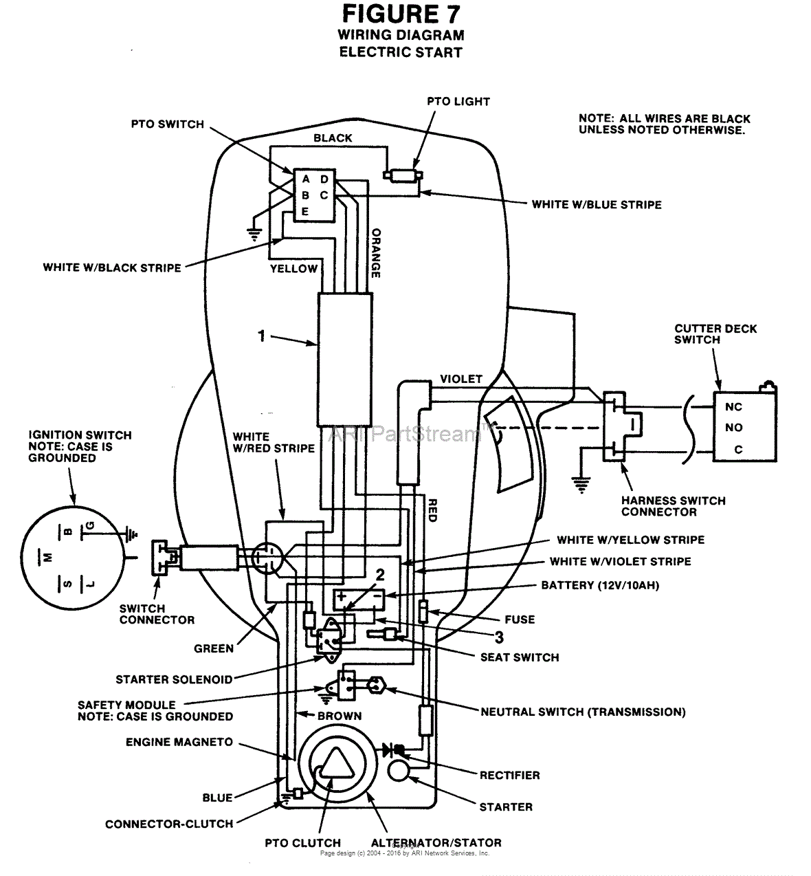 Homelite RMX11E Riding Mower UT-32015 Parts Diagram for Wiring Diagram