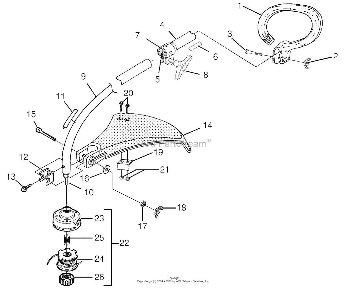 Homelite Weed Eater Parts Diagram