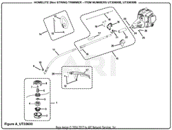Homelite UT33600B 26cc String Trimmer Mfg. No. 090330017 12-18-18 (Rev ...