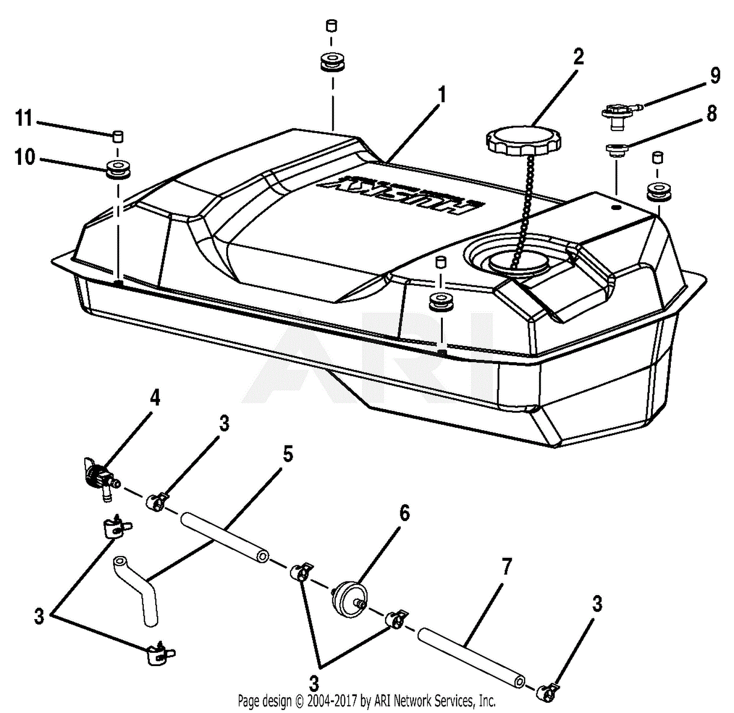 5000 watt husky generator parts