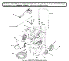 Homelite HU80520 Pressure Washer Parts Diagrams