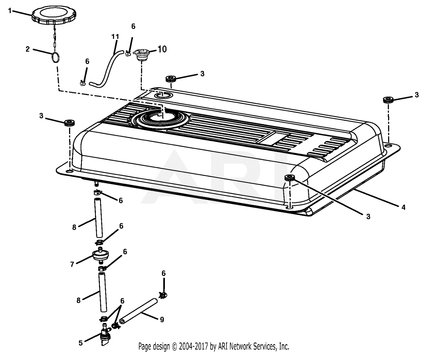 Homelite PS906800S PowerStroke 6,800 Watt Generator Parts Diagram for ...