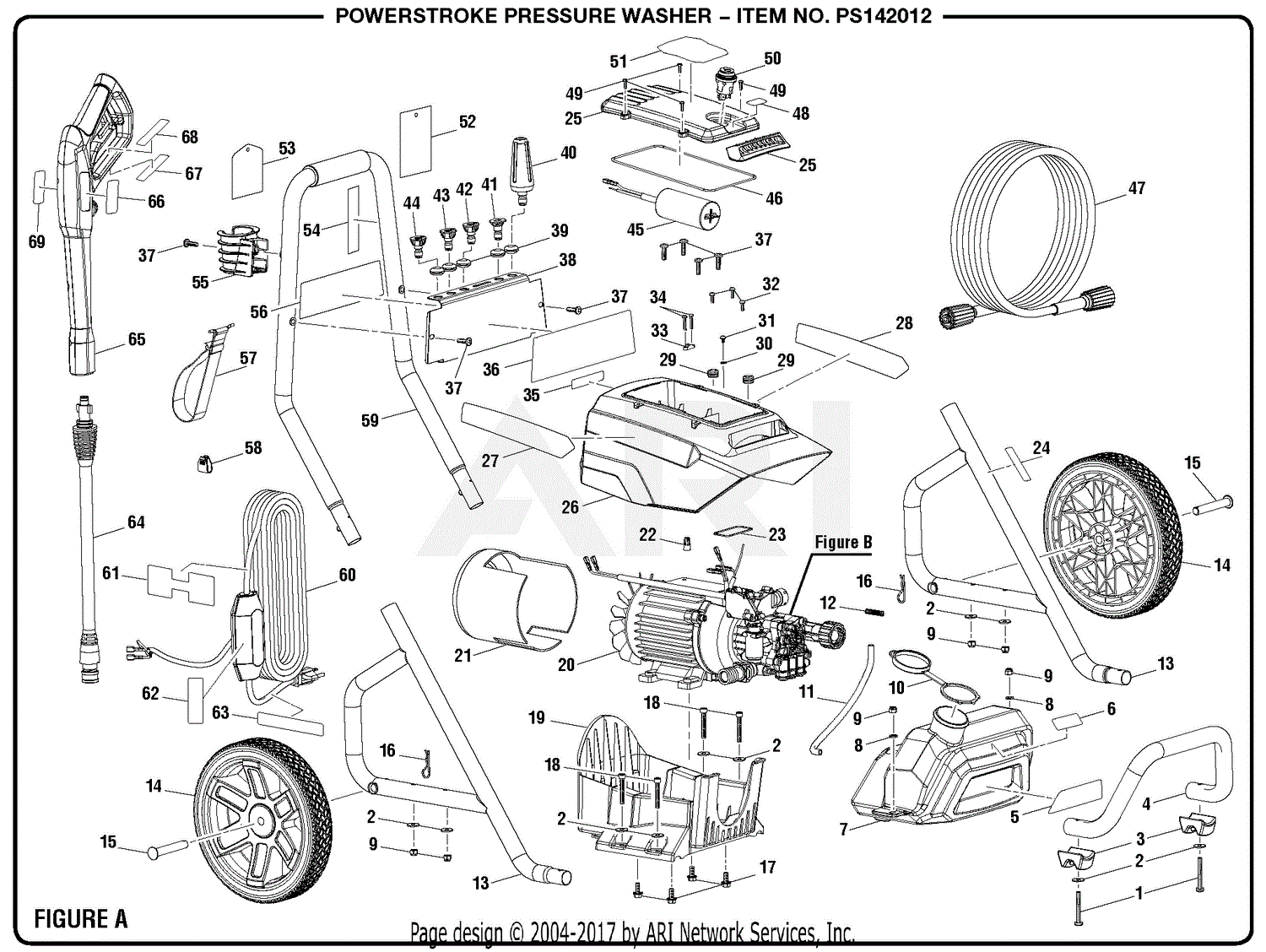 Powerstroke pressure washer on sale 2000 psi