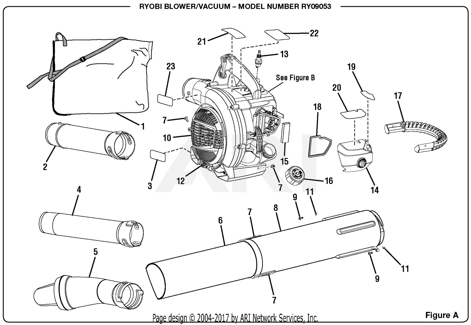 Ryobi Pressure Washer Parts Diagram