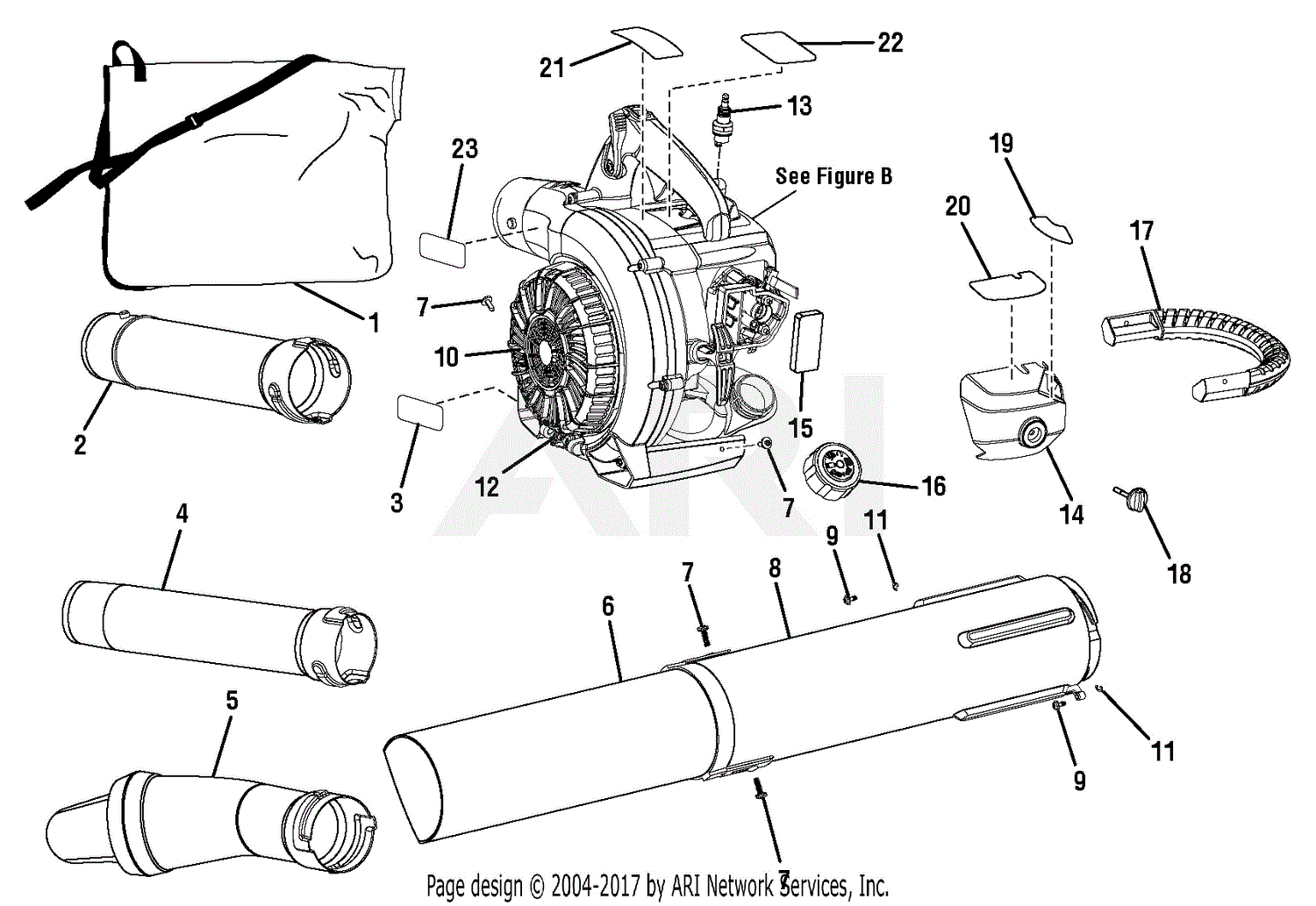 Homelite Blower Vac Parts Diagram