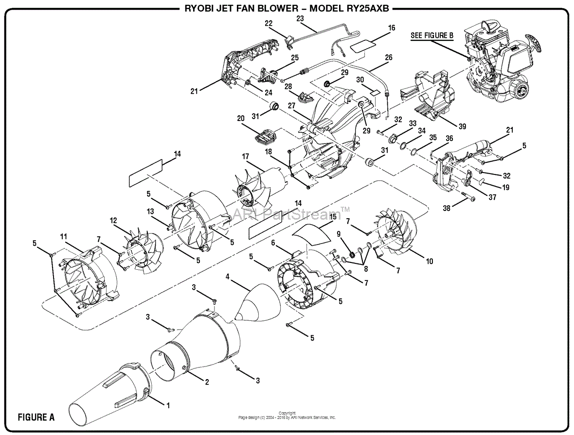 Ryobi Leaf Blower Parts Diagram - General Wiring Diagram