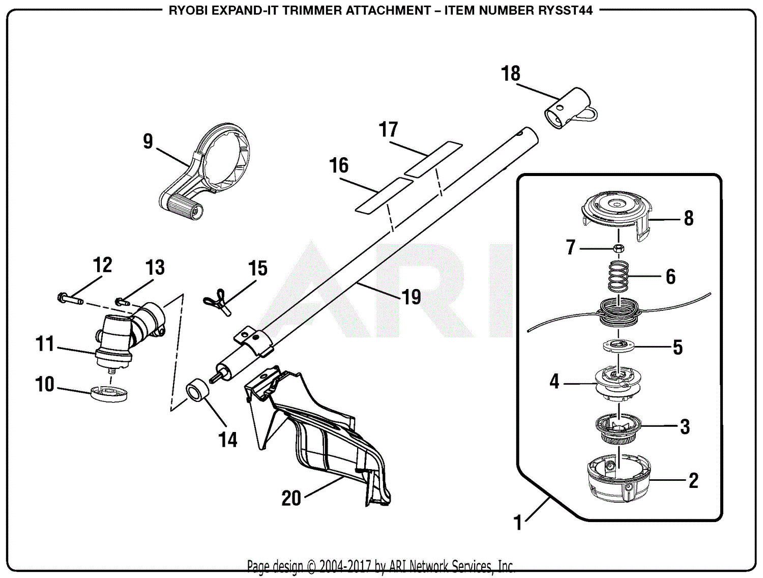 Ryobi Expand Parts