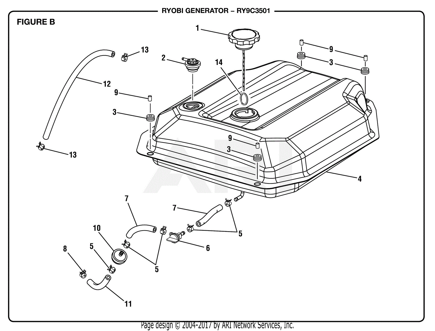 Homelite Ry9c3501 Digital Inverter Generator Mfg No 090930281 10 2 18 Rev 04 Parts Diagram