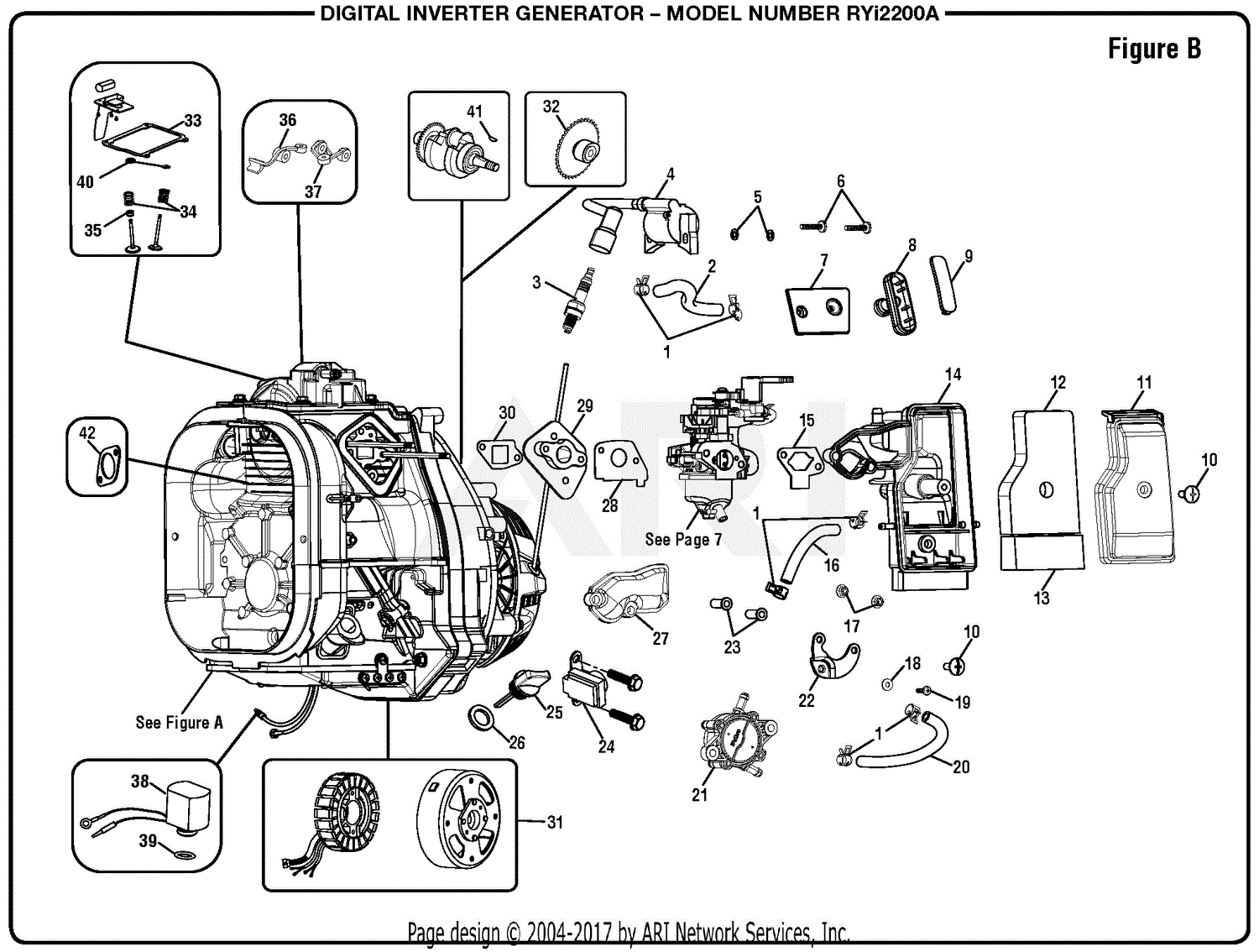 Homelite Ryi2200a Digital Inverter Generator Mfg No 090930296 11 29 16 Rev 02 Parts Diagram