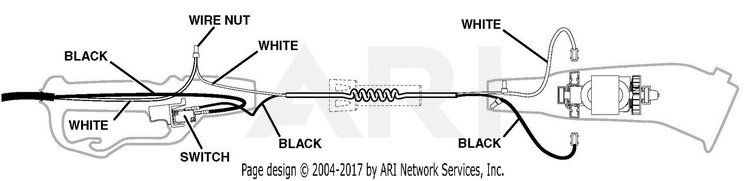 Homelite RY43161 Electric Pole Saw Parts Diagram for Wiring Diagram