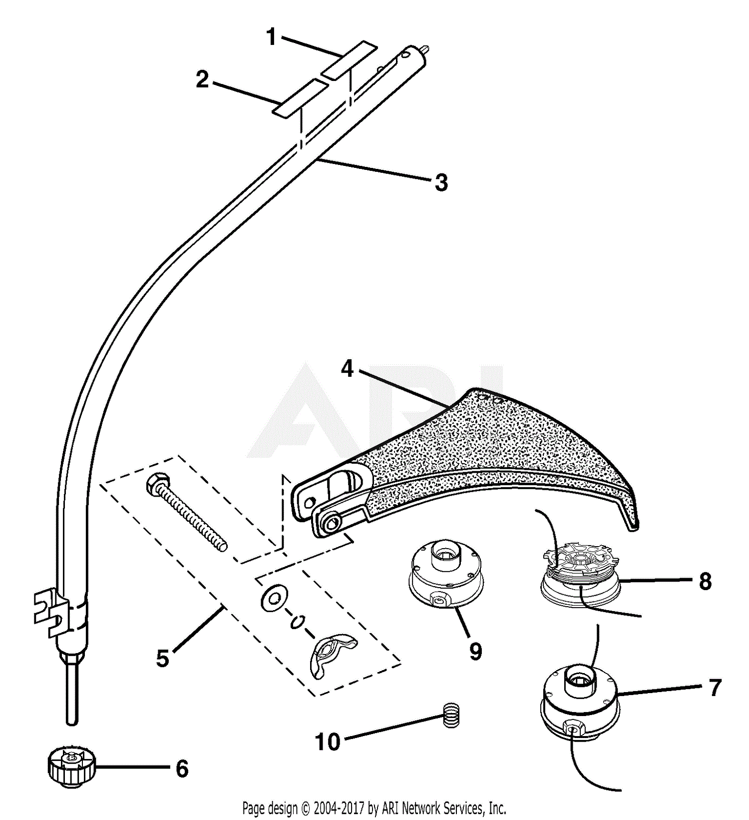 Homelite RY52002A Pruner/Trimmer (PC30) Parts Diagram for Trimmer Head ...